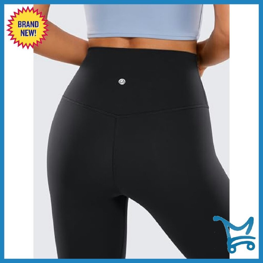 High Waisted 25" Compression Leggings Tummy Control Yoga Workout Pants - Picture 7 of 8